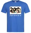 Мужская футболка Друзі з коктейлями Ярко-синий фото