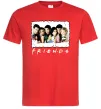 Мужская футболка Друзі з коктейлями Красный фото