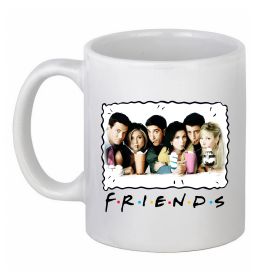 Чашка керамическая Друзі з коктейлями