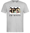 Мужская футболка Друзі з коктейлями Серый фото