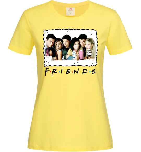 Женская футболка Друзі з коктейлями Лимонный фото