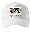 Кепка Друзі з коктейлями Белый фото