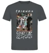 Мужская футболка Друзі Занадто багато одягу Графит фото