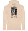 Мужская толстовка (худи) Друзі Занадто багато одягу Песочный фото