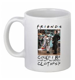 Чашка керамічна Друзі Занадто багато одягу Чашка керамічна Друзі Занадто багато одягу