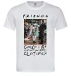 Мужская футболка Друзі Занадто багато одягу Белый фото