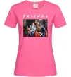Женская футболка Друзі фото Ярко-розовый фото