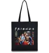 Эко-сумка Друзі фото Черный фото