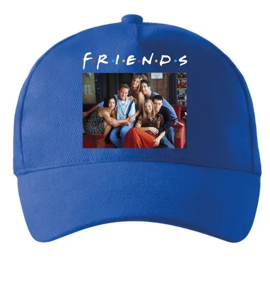 Кепка Друзі фото Ярко-синий фото