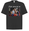 Футболка Оверсайз Друзі фото Черный фото