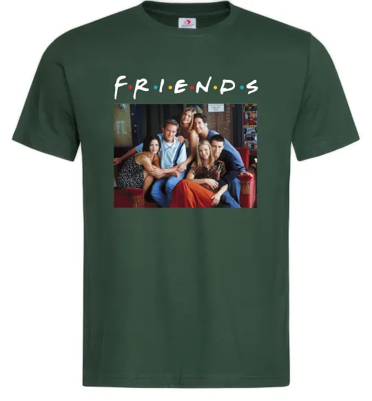 Мужская футболка Друзі фото Темно-зеленый фото