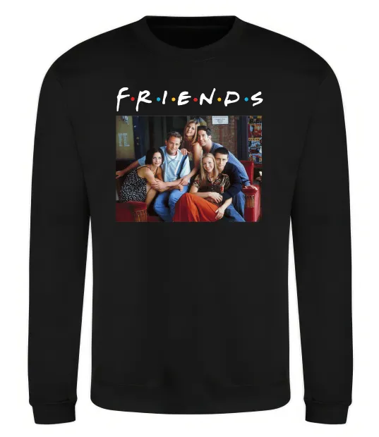 Свитшот Друзі фото Черный фото