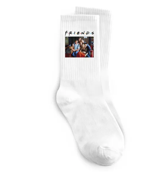 Носки Друзі фото Белый фото