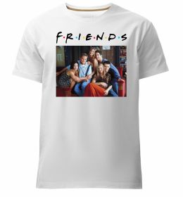 Мужская премиум футболка Друзі фото