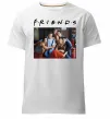 Мужская премиум футболка Друзі фото Белый фото