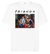 Футболка Оверсайз Друзі фото Белый фото