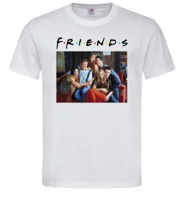 Мужская футболка Друзі фото Белый фото