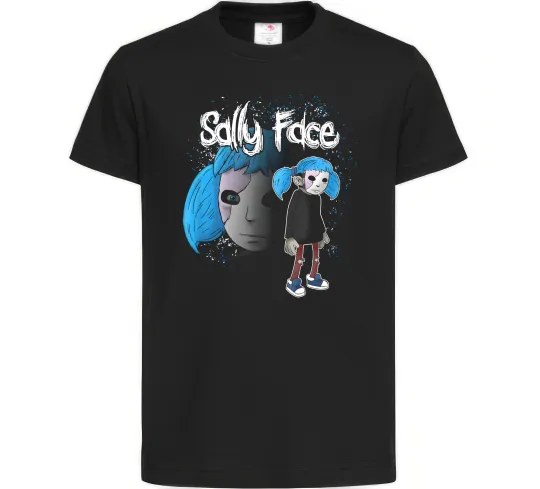 Детская футболка Sally Face big Черный фото