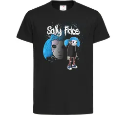 Детская футболка Sally Face big Черный фото