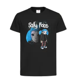 Детская футболка Sally Face big Черный фото