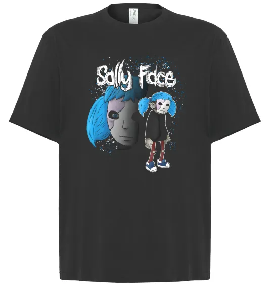 Футболка Оверсайз Sally Face big Черный фото