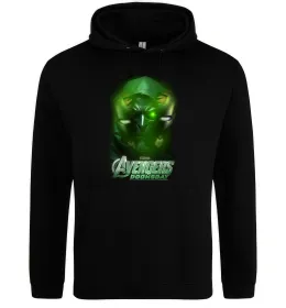 Мужская толстовка (худи) Doomsday avengers Черный фото