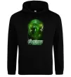 Мужская толстовка (худи) Doomsday avengers Черный фото