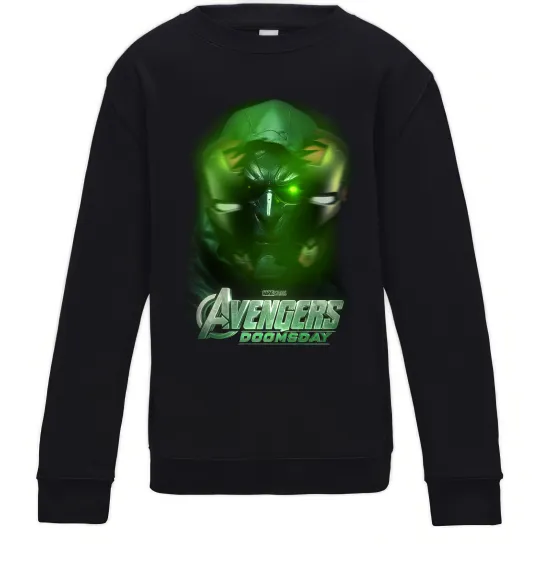 Детский Свитшот Doomsday avengers Черный фото