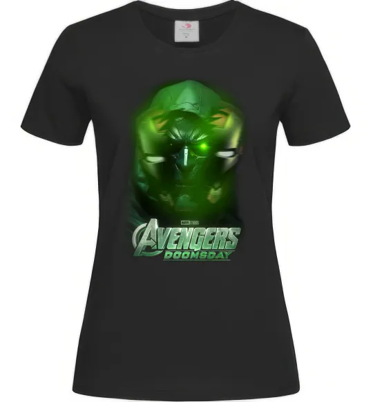 Женская футболка Doomsday avengers Черный фото