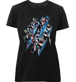 Женская премиум футболка Месники персонажі