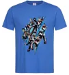 Чоловіча футболка Месники персонажі Яскраво-синій Чоловіча футболка Месники персонажі Яскраво-синій фото