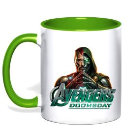 Чашка з кольоровою ручкою Doomsday Месники