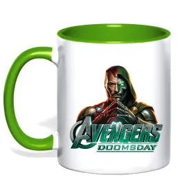 Чашка с цветной ручкой