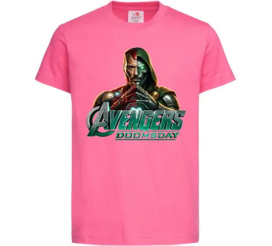 Детская футболка Doomsday Месники Ярко-розовый фото