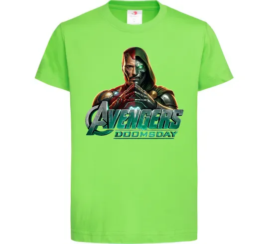 Детская футболка Doomsday Месники Лаймовый фото