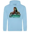 Мужская толстовка (худи) Doomsday Месники Голубой фото