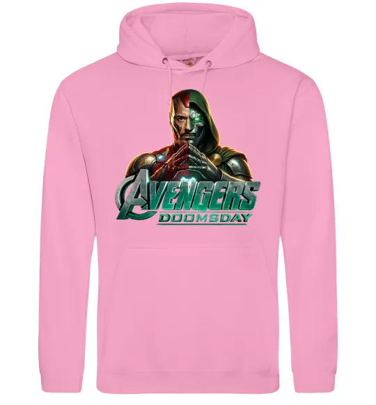 Женская толстовка (худи) Doomsday Месники Розовый фото