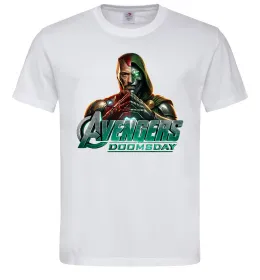 Мужская футболка Doomsday Месники Белый фото