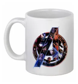 Чашка керамическая Doomsday Месники Белый фото