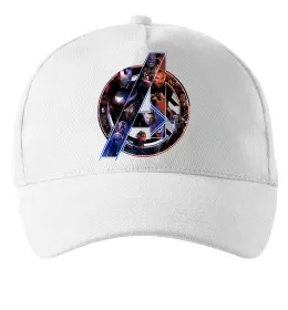 Кепка Месники лого Белый фото