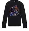 Детский Свитшот Месники лого Черный фото