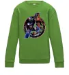 Детский Свитшот Месники лого Лаймовый фото