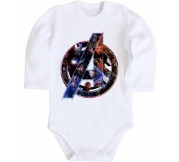 Дитячий бодік Месники лого