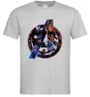 Мужская футболка Месники лого Серый фото