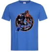 Мужская футболка Месники лого Ярко-синий фото