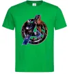Мужская футболка Месники лого Зеленый фото