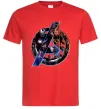 Мужская футболка Месники лого Красный фото