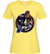 Жіноча футболка Месники лого Лимонний фото