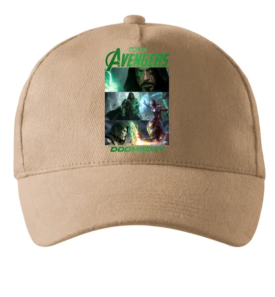 Кепка Месники Сходження Доктора Дума Песочный фото