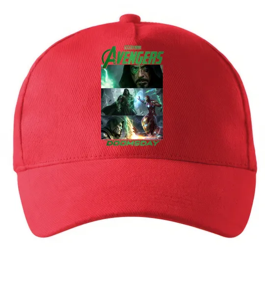 Кепка Месники Сходження Доктора Дума Красный фото